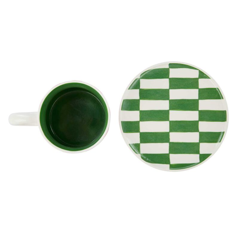 Emporium Check Mug & Plate Set image number 2